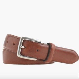J. Crew NWT Men’s Stitched Edge Belt Brown/Tan